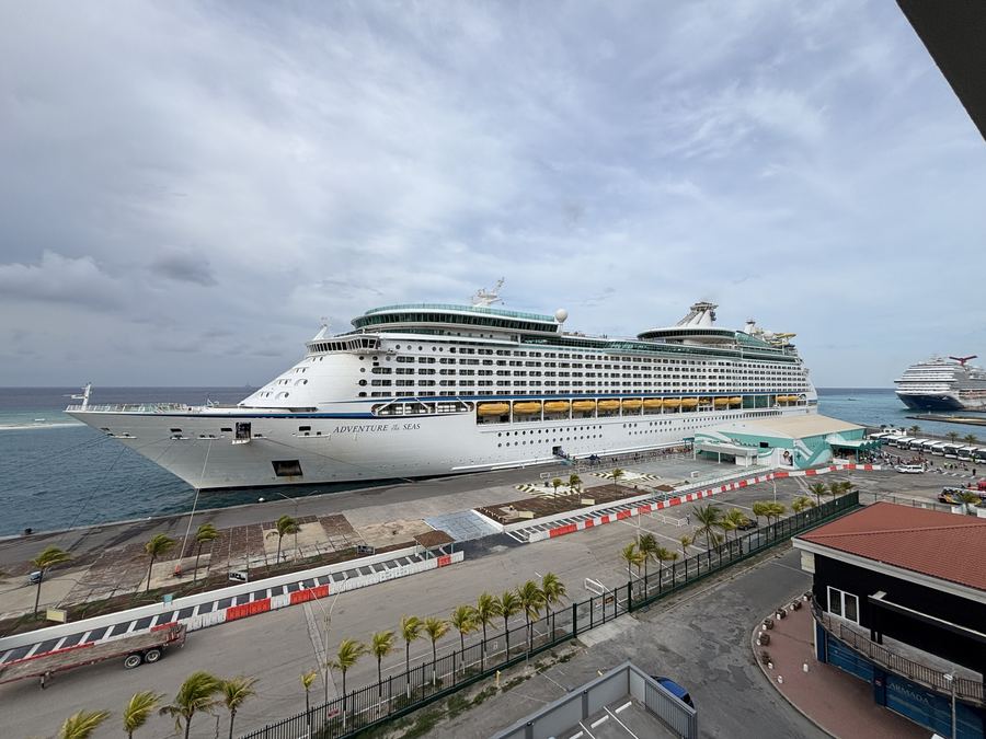 Adventure of the Seas in port